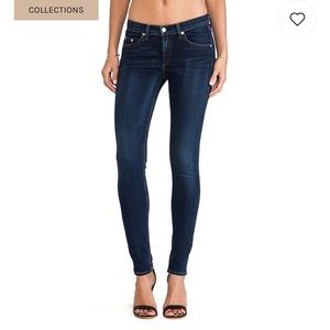 Rag & Bone Low-Rise Skinny Jeans